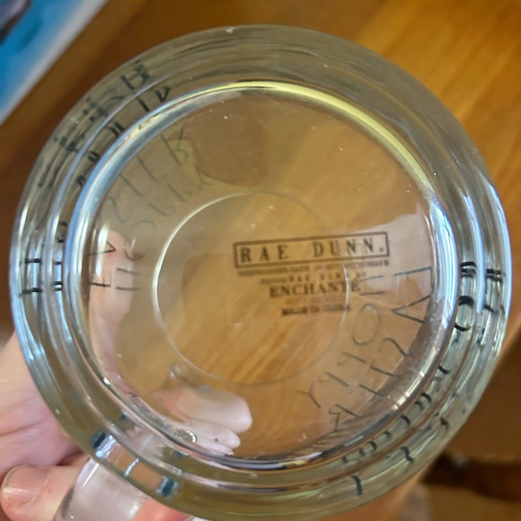 Clear glass Hoppy Easter Rae Dunn mug - Picture 2 of 2